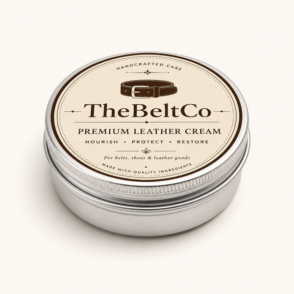 TheBeltCo Premium Leather Cream for Belts, Shoes & Leather Goods